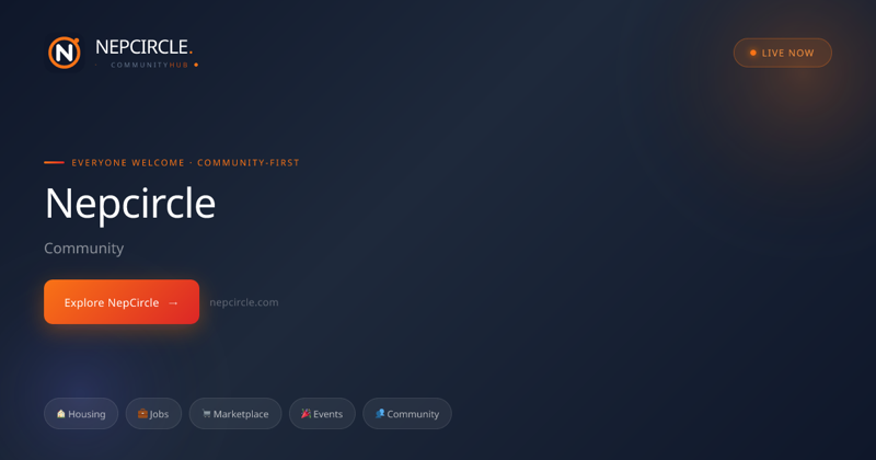 Nepcircle website preview